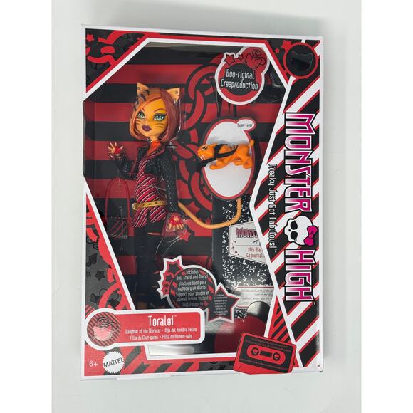 2025 Monster High Toralei Boo-riginal Creeproduction Fashion Doll NIB - Picture 1 of 6